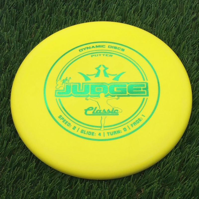 Dynamic Discs Classic (Hard) EMAC Judge- 173 Yellow