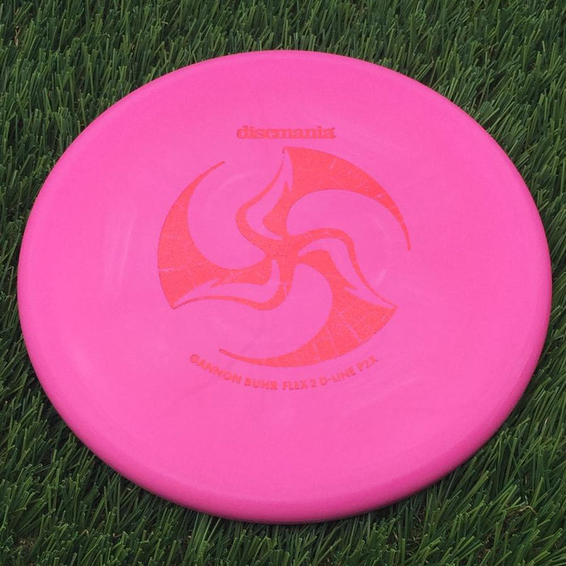 Discmania Italian D-Line Flex 2 P2x with Gannon Buhr Signature Series x Huk Lab Collaboration Stamp- 174.54 Pink