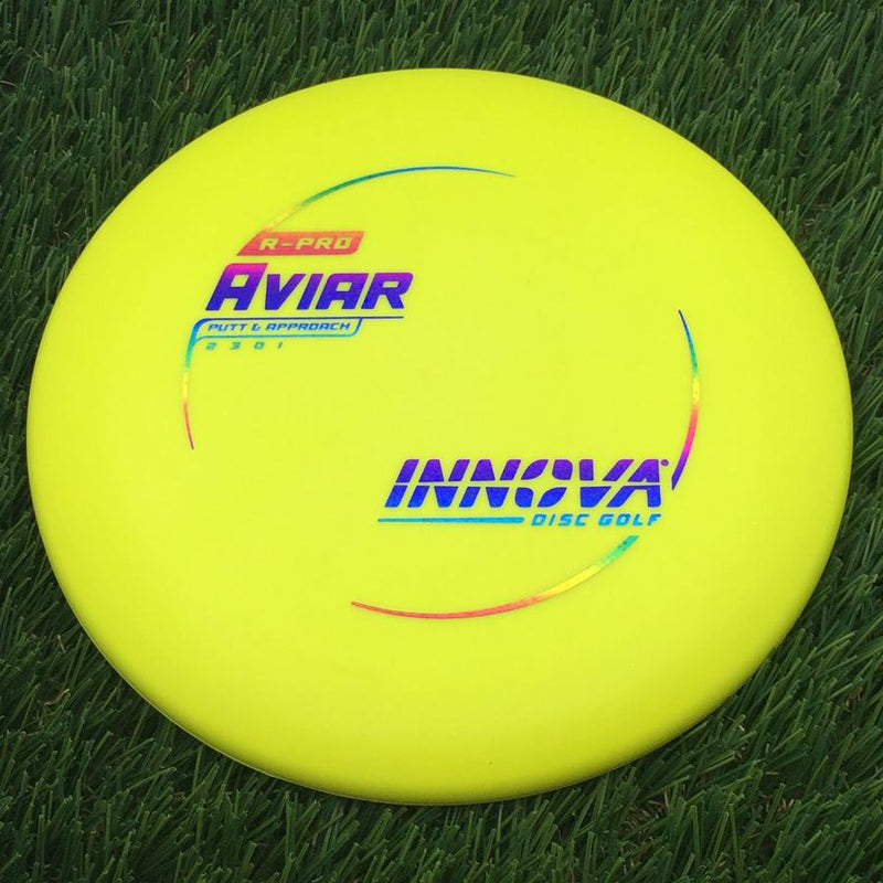 Innova R-Pro Aviar Putter with Burst Logo Stock Stamp- 175.69 Yellow