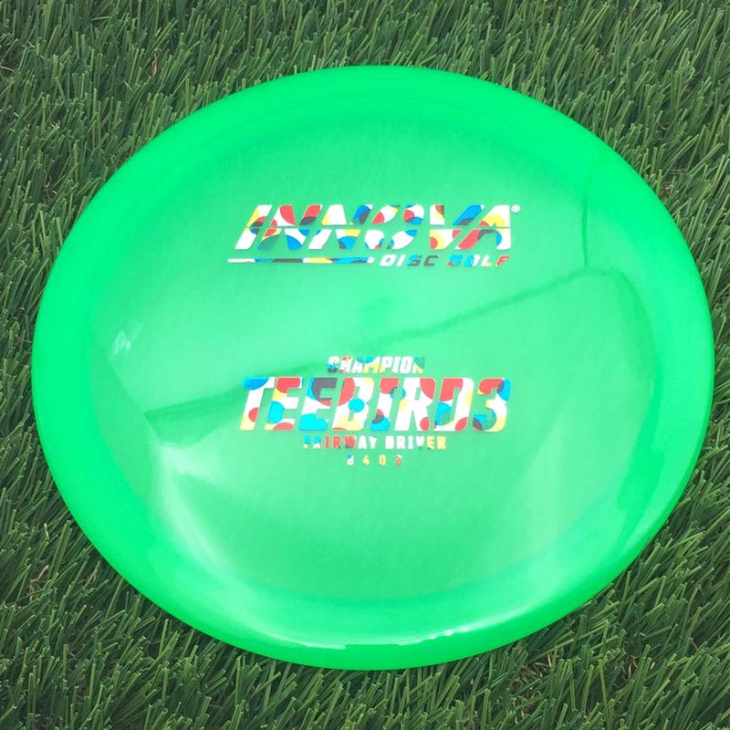 Innova Champion Teebird3 with Burst Logo Stock Stamp- 173.65 Green