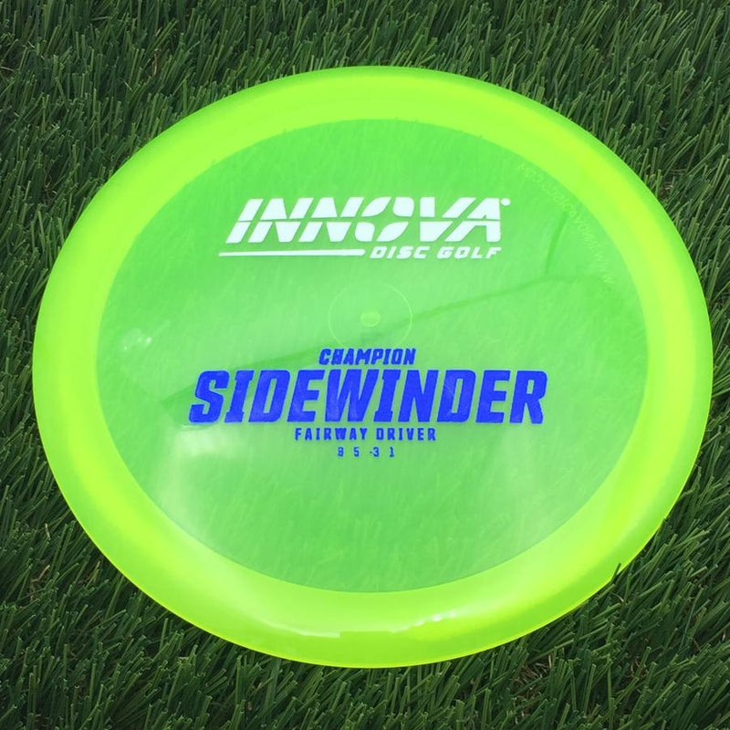 Innova Champion Sidewinder with Burst Logo Stock Stamp- 157.72 Yellow