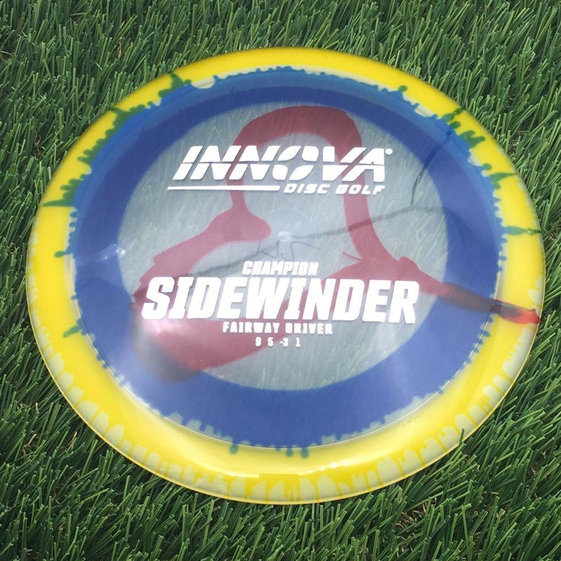 Innova Champion I-Dye Sidewinder with Burst Logo Stock Stamp- 172.69 Dyed