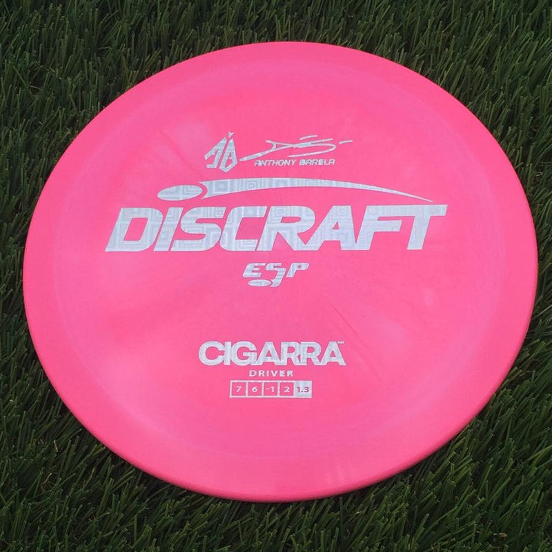 Discraft ESP Cigarra with Anthony Barela Signature - AB Stamp- 174.84 Pink
