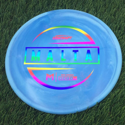 Discraft ESP Malta with PM Logo Stock Stamp Stamp- 170.11 Blue
