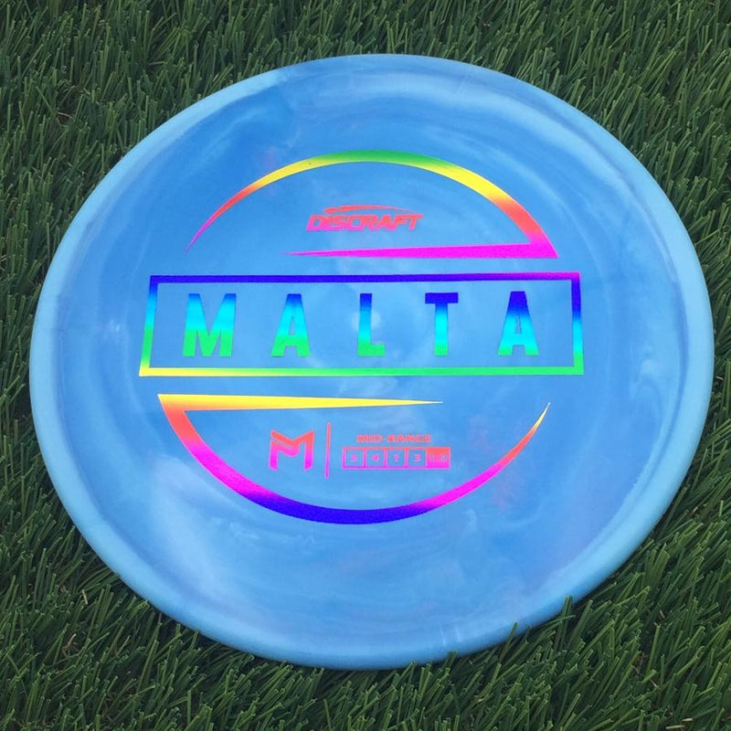 Discraft ESP Malta with PM Logo Stock Stamp Stamp- 170.11 Blue