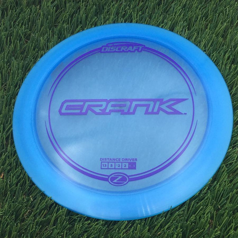 Discraft Elite Z Crank with Stock Stamp with Flight Numbers Stamp- 166.39 Blue