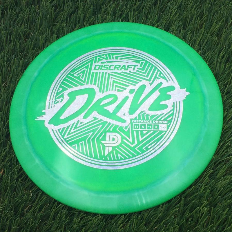 Discraft ESP Drive with Paige Pierce - PP Logo - ZigZag Pattern Stamp- 165.96 Green