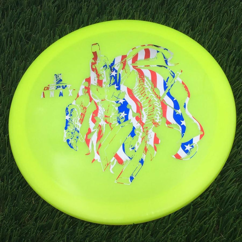 Discraft Big Z Collection Anax with Big Z Stock Stamp with Inside Rim Embossed PM Paul McBeth Stamp- 170.64 Yellow