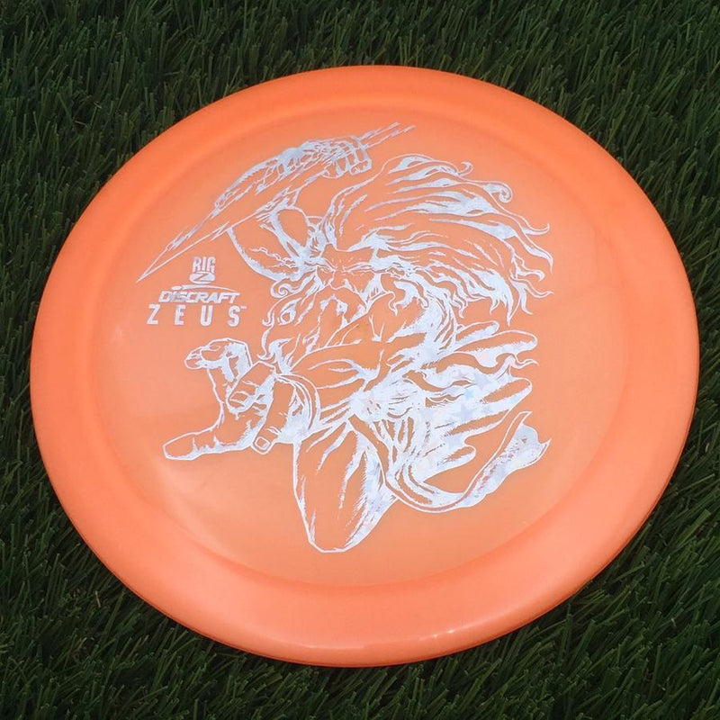 Discraft Big Z Collection Zeus with Big Z Stock Stamp with Inside Rim Embossed PM Paul McBeth Stamp- 173.47 Orange