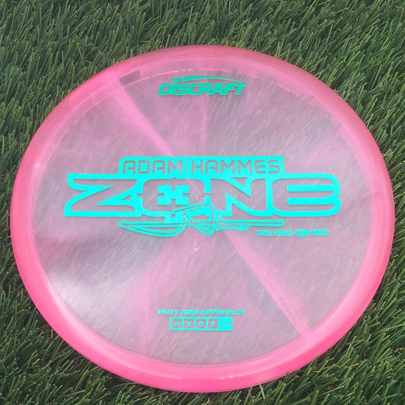 Discraft Elite Z Swirl Zone with Adam Hammes 2025 Tour Series Stamp- 176.18 Pink