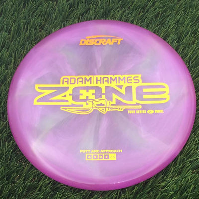Discraft Elite Z Swirl Zone with Adam Hammes 2025 Tour Series Stamp- 176.25 Purple