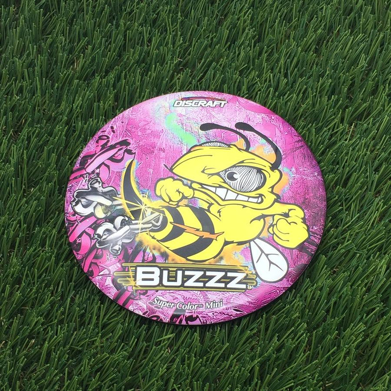 Discraft SuperColor Mini Buzzz Mini with Chain Stinger Stamp- 58.36 Pink