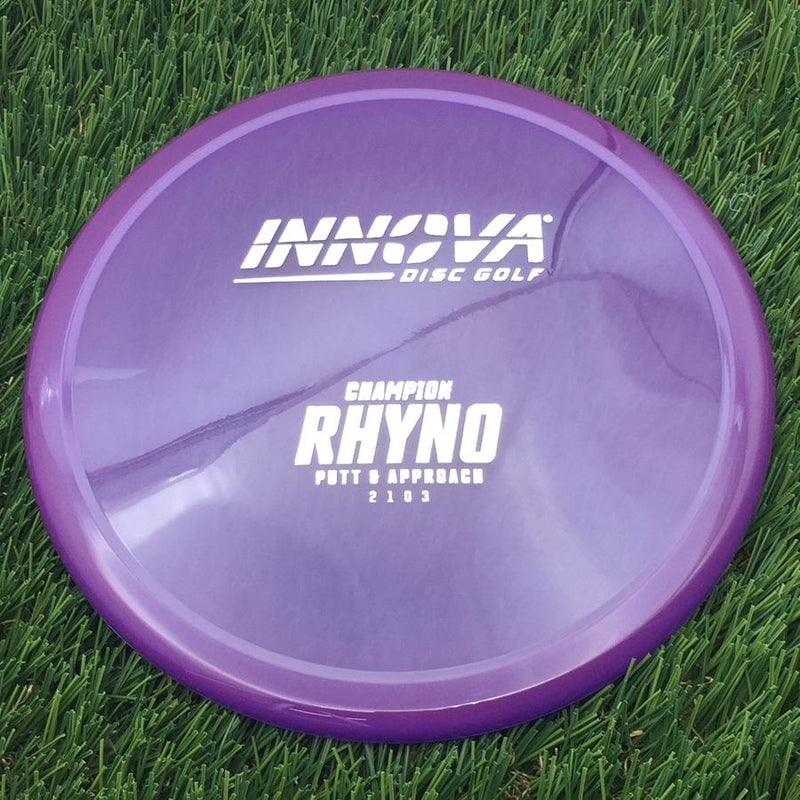 Innova Champion Rhyno with Burst Logo Stock Stamp- 168.04 Purple
