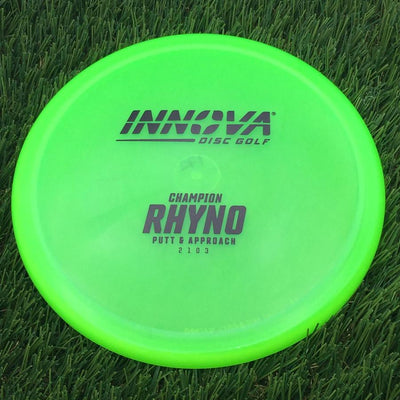 Innova Champion Rhyno with Burst Logo Stock Stamp- 172.89 Green
