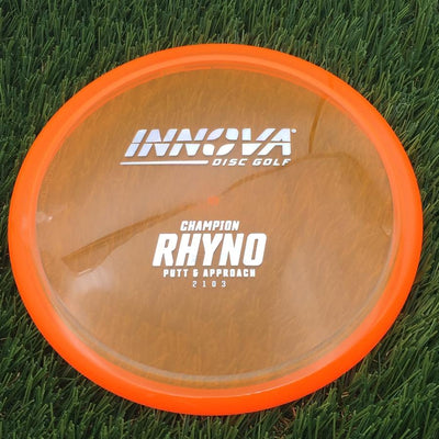 Innova Champion Rhyno with Burst Logo Stock Stamp- 174.89 Orange