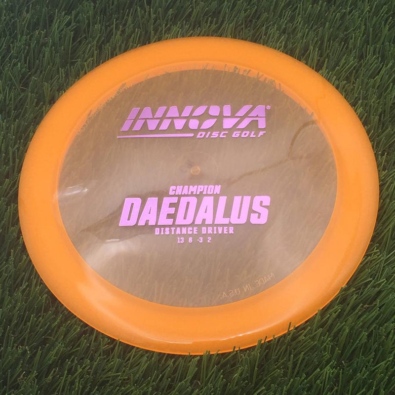 Innova Champion Daedalus with Burst Logo Stock Stamp- 163.88 Orange