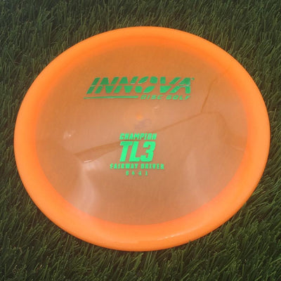 Innova Champion TL3 with Burst Logo Stock Stamp- 150.49 Orange