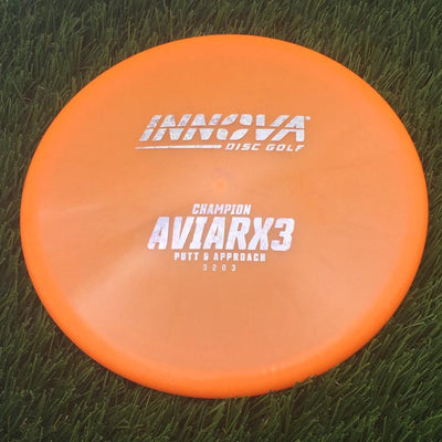 Innova Champion AviarX3 with Burst Logo Stock Stamp- 162.73 Orange