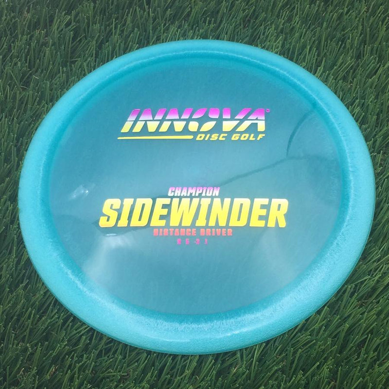 Innova Champion Sidewinder with Burst Logo Stock Stamp- 142.38 Blue