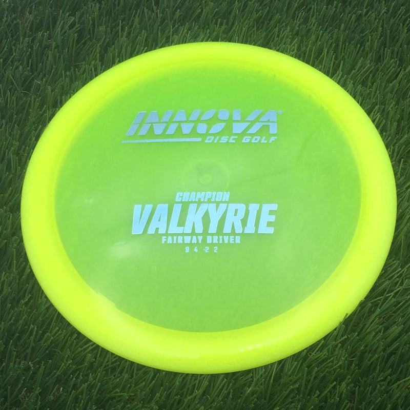 Innova Champion Valkyrie with Burst Logo Stock Stamp- 138.95 Yellow