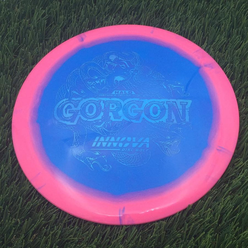 Innova Halo Star Gorgon with Burst Logo Stock Stamp- 174.9 Blue