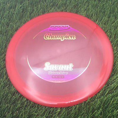 Innova Champion Savant with Circle Fade Stock Stamp- 171.3 Red