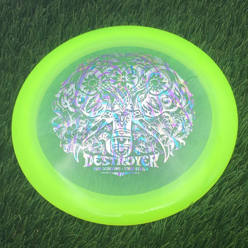 Innova Halo Champion Destroyer with Ohn Scoggins Tour Series 2025 Stamp- 176.04 Yellow