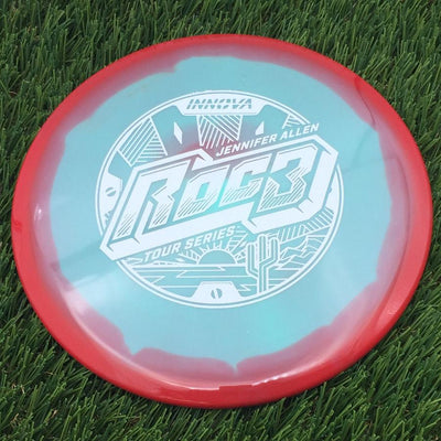 Innova Proto Glow Halo Star Roc3 with Jennifer Allen Tour Series 2025 Stamp- 181.27 Blue