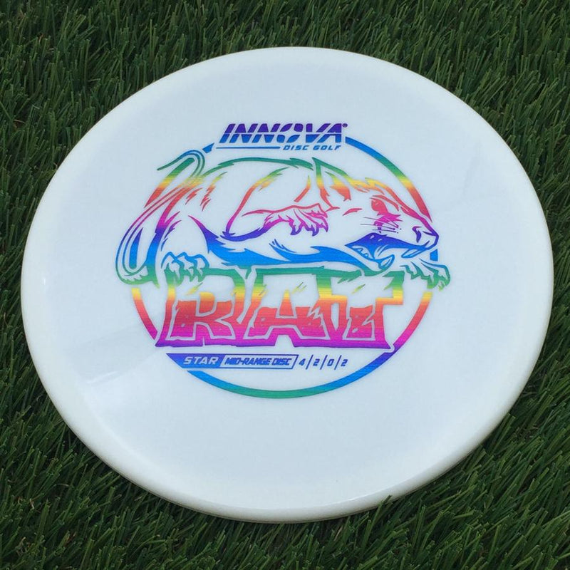 Innova Star Rat 4|2|0|2 with Burst Logo Stock Stamp- 174.94 White