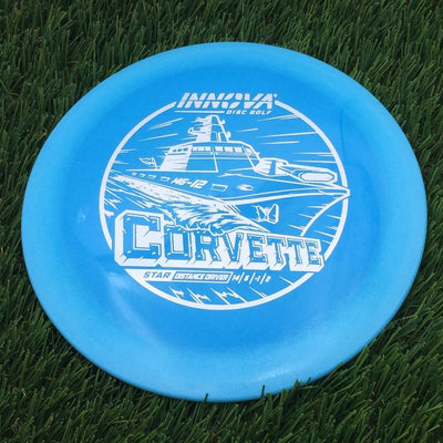 Innova Star Corvette with Burst Logo Stock Stamp- 136.77 Blue