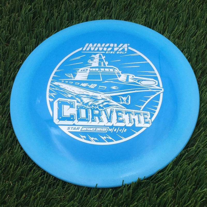 Innova Star Corvette with Burst Logo Stock Stamp- 136.77 Blue