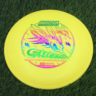 Innova DX Skeeter with Burst Logo Stock Character Stamp- 176.85 Yellow