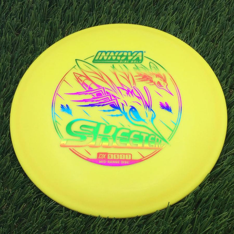Innova DX Skeeter with Burst Logo Stock Character Stamp- 176.85 Yellow