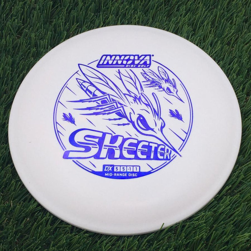 Innova DX Skeeter with Burst Logo Stock Character Stamp- 174.26 White