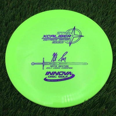 Innova Star Xcaliber with Nate Sexton 2017 USDGC Champion - Sexcaliber Stamp- 169.22 Green