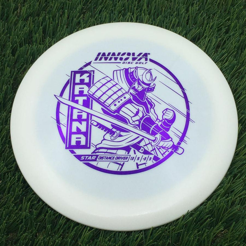 Innova Star Katana with Burst Logo Stock Stamp- 138.26 White