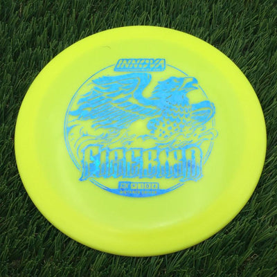 Innova DX Firebird with Burst Logo Stock Stamp- 136.12 Yellow