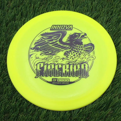 Innova DX Firebird with Burst Logo Stock Stamp- 136.75 Yellow