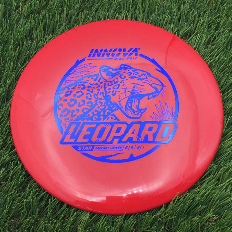 Innova Star Leopard with Burst Logo Stock Stamp- 154.06 Red