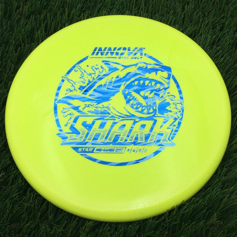 Innova Star Shark with Burst Logo Stock Stamp- 157.37 Yellow