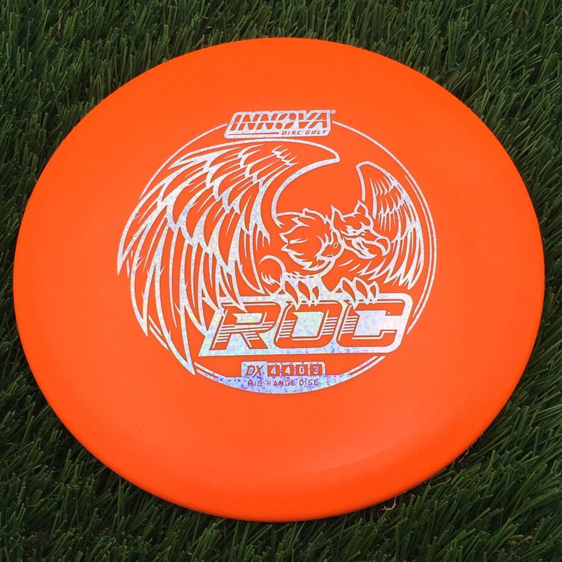 Innova DX Roc with Burst Logo Stock Stamp- 157.06 Orange