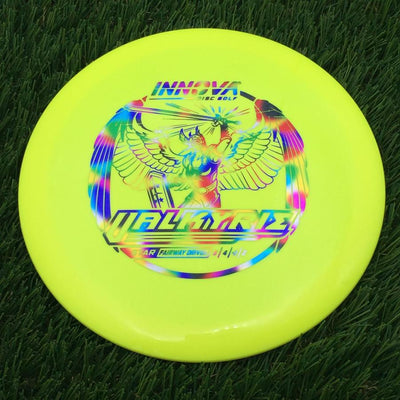 Innova Star Valkyrie with Burst Logo Stock Stamp- 171.47 Yellow