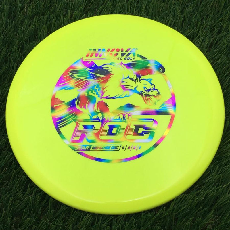 Innova Star Roc with Burst Logo Stock Stamp- 176.34 Yellow