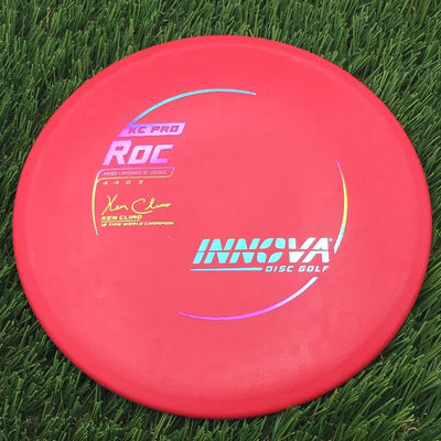 Innova Pro KC Roc with Ken Climo 12 Time World Champion Burst Logo Stamp- 173.69 Red
