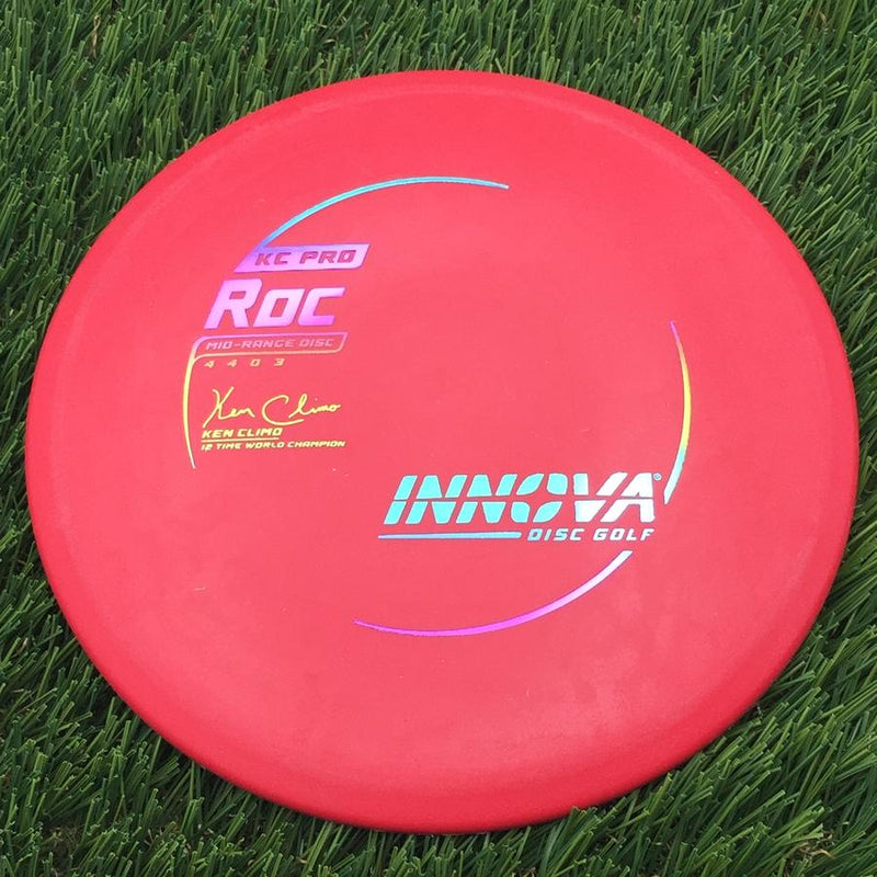 Innova Pro KC Roc with Ken Climo 12 Time World Champion Burst Logo Stamp- 173.69 Red