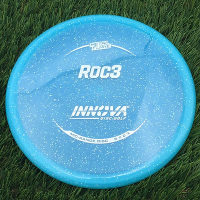 Innova Champion Metal Flake Roc3 with Burst Logo Stock Stamp- 179.46 Blue