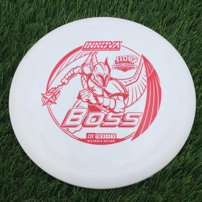 Innova DX Boss with 1108 Feet World Record Distance Model Stamp- 169 White