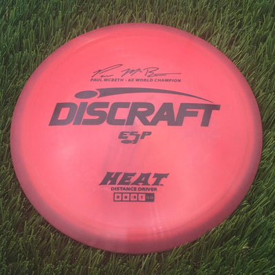 Discraft ESP Heat with Paul McBeth - 6x World Champion Signature Stamp- 174 Pink