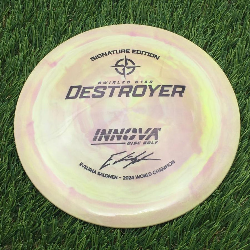 Innova Swirled Star Destroyer with Eveliina Salonen - 2024 World Champion Signature Edition Stamp- 171 Green