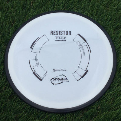 MVP Neutron Resistor with Stock Stamp with Flight Numbers Stamp- 159.84 White